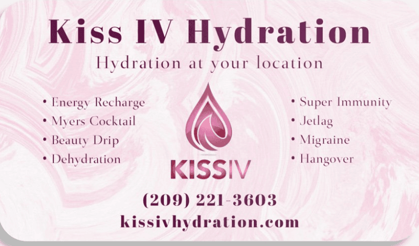 Mobile/HOME Kiss IV Hydration --Tracy CA IV THERAPY