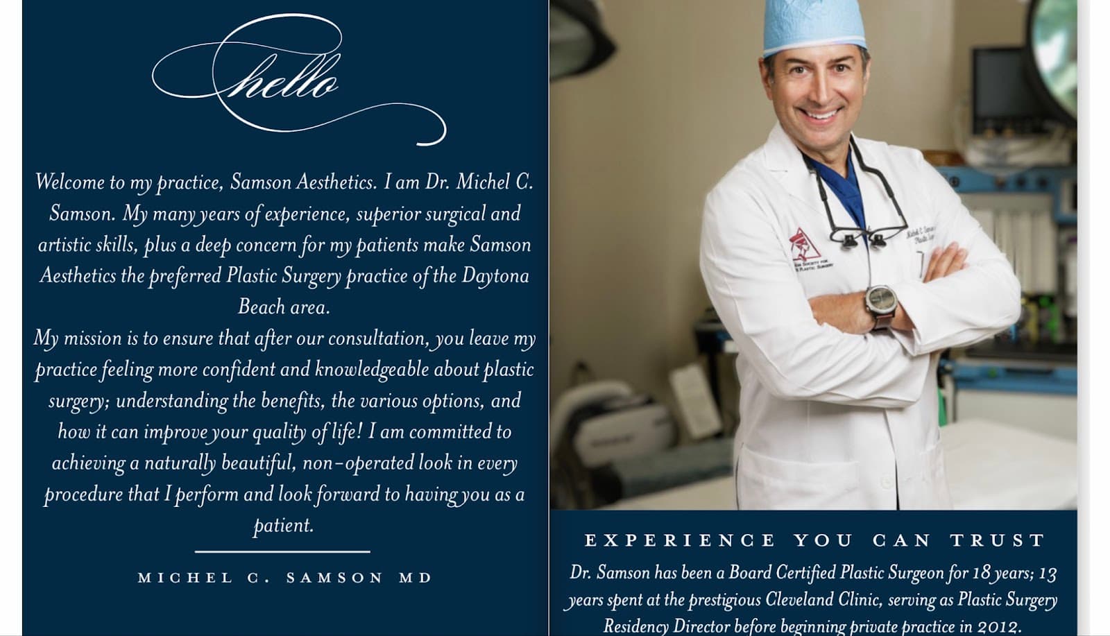 Michel C Samson, MD, FACS, PLLC