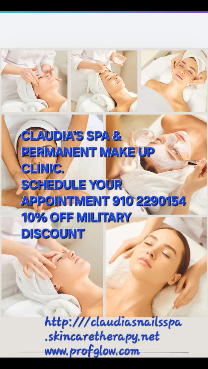 Claudia's Nails & Spa, LLC 15 years in Fayetteville. Walk in or by appointment.