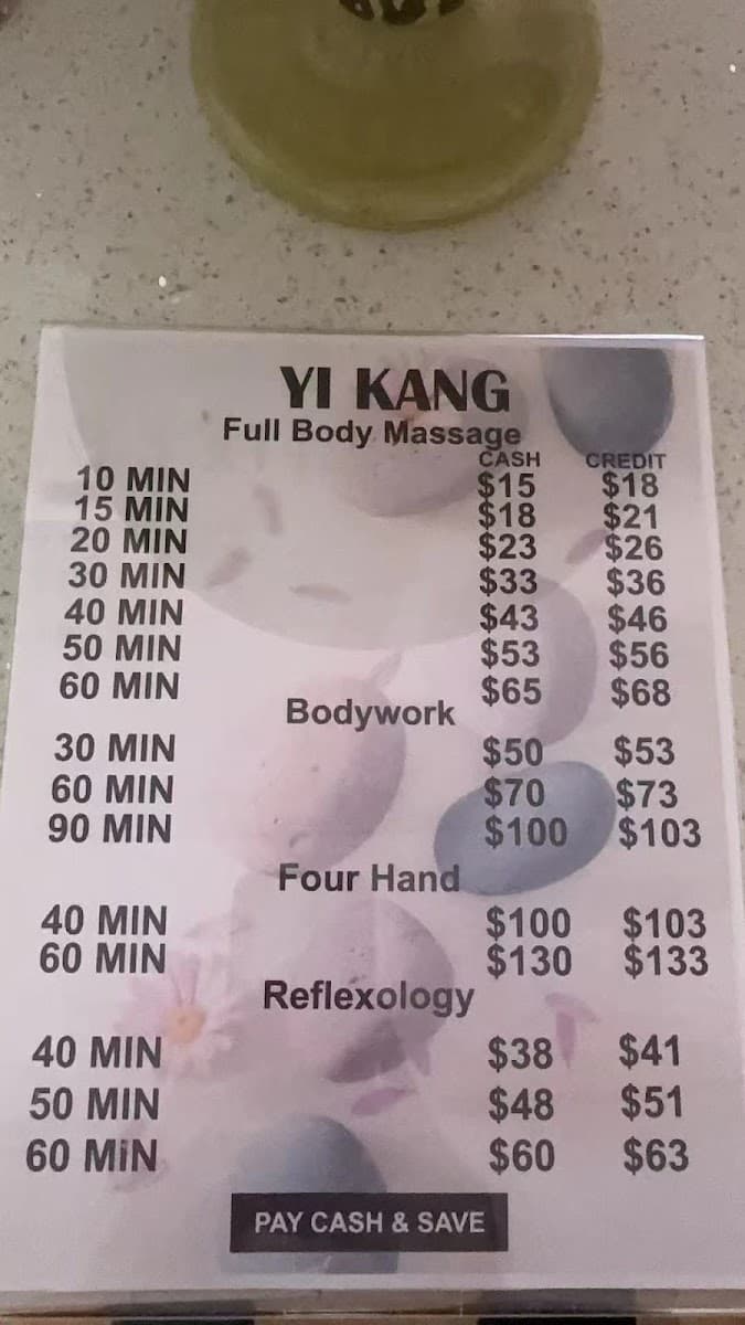 Yi kang. Spa