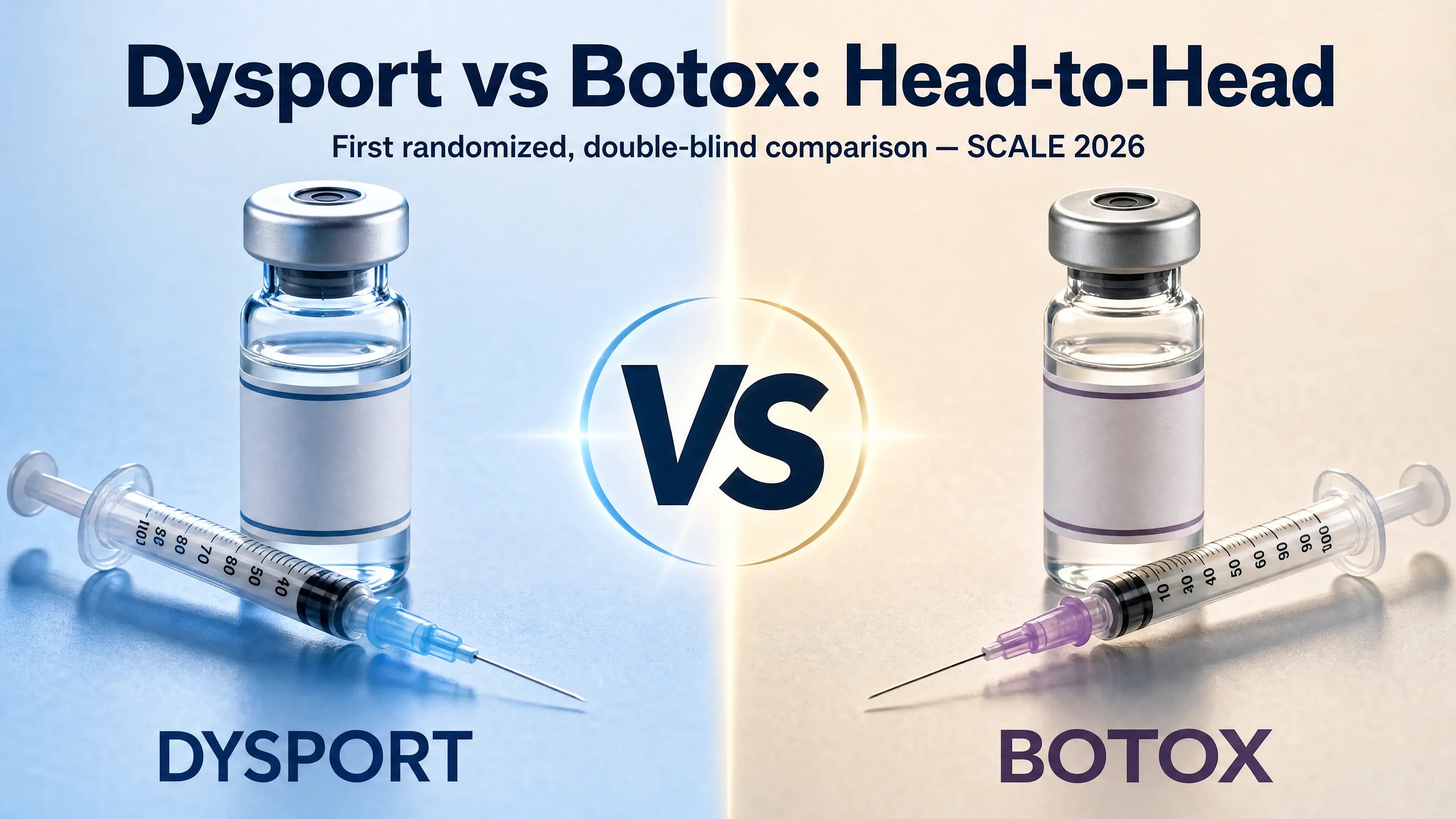 The Dysport vs Botox head-to-head, clarified: what May 2026 actually showed